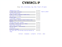 Tablet Screenshot of cyberclip.com