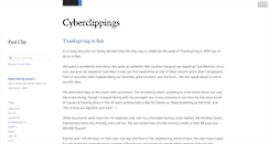 Desktop Screenshot of blog.cyberclip.com